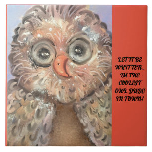 Grote keramische Tegel Grappig, grillig, Schattige Tegeltje