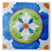 Grote keramische tegel in Siciliaanse stijl "Caste Tegeltje (Voorkant)