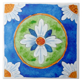 Grote keramische tegel in Siciliaanse stijl "Caste Tegeltje