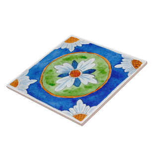 Grote keramische tegel in Siciliaanse stijl "Caste Tegeltje