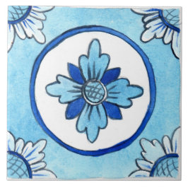 Grote keramische tegel in Siciliaanse stijl "Caste Tegeltje