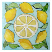Grote keramische tegel in Siciliaanse stijl "Citro Tegeltje (Voorkant)