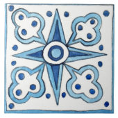 Grote keramische tegel in Siciliaanse stijl "Trapa Tegeltje (Voorkant)