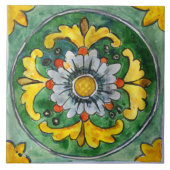 Grote keramische tegel met Siciliaans ontwerp Tegeltje (Voorkant)