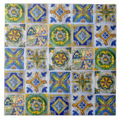 Grote keramische tegel Siciliaanse stijl "Siciliaa Tegeltje (Voorkant)