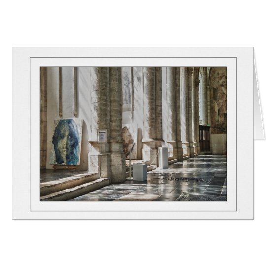 Grote Kerk binnen in Breda Kaart