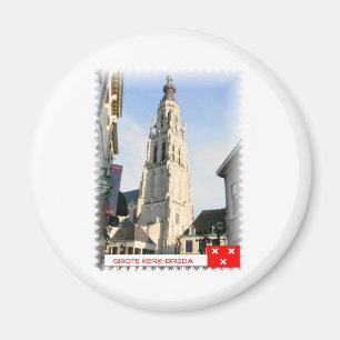 Grote Kerk, Breda, Nederland Magneet