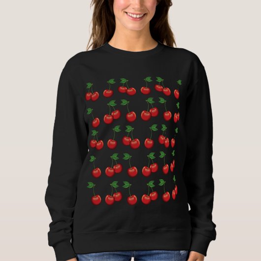 Grote Kersen Kleding Cherry Lover Trui (Voorkant)