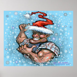 Grote Kerst Elf Poster