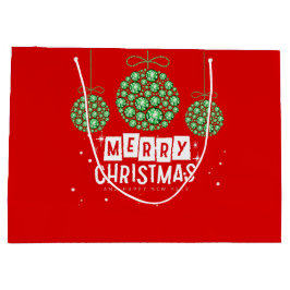 Grote Kerst Ornament Gift Bag Groot Cadeauzakje