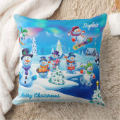 Grote kerst worp kussen of kussen (Deken)