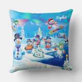 Grote kerst worp kussen of kussen (Achterkant)