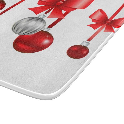 Grote kerstbeklimming snijplank (Hoek)