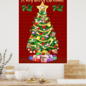 Grote kerstbomen posters. poster (Keuken)