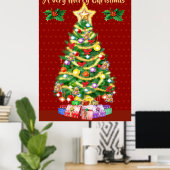 Grote kerstbomen posters. poster (Thuiskantoor)