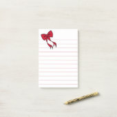 Grote Kerstboog Post It Notes Cadeau (Op bureau)