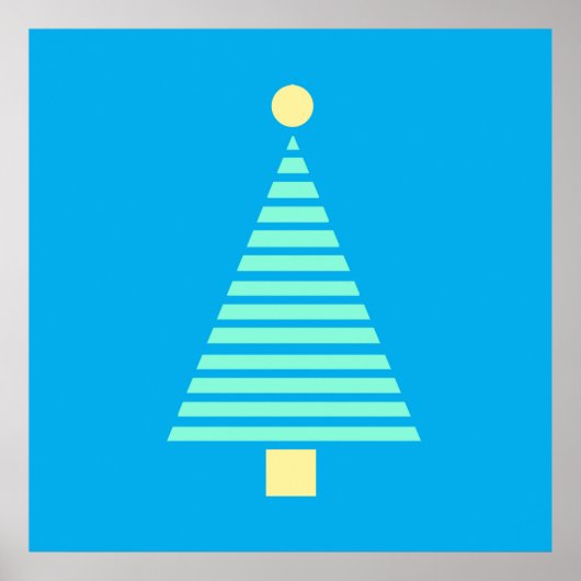 Grote kerstboom poster (Voorkant)