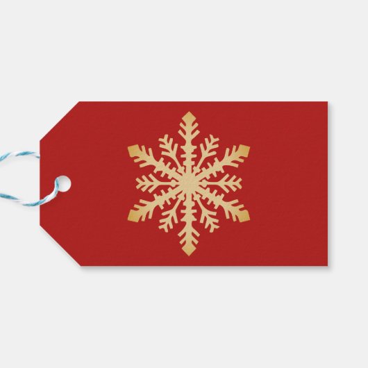 Grote kerstcadeau cadeaulabel (Achterkant Horizontaal)