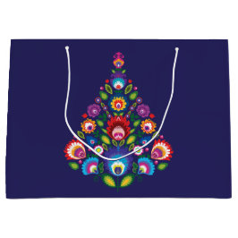 Grote kerstcadeau voor Folk met aangepast bericht Groot Cadeauzakje