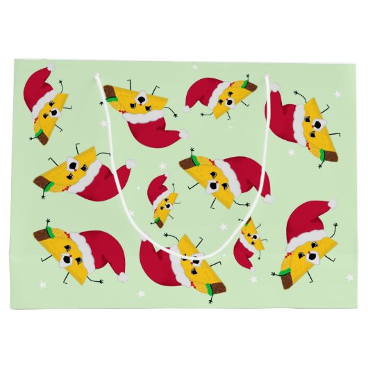 Grote kerstcadeau voor Taco's Groot Cadeauzakje (Achterkant)