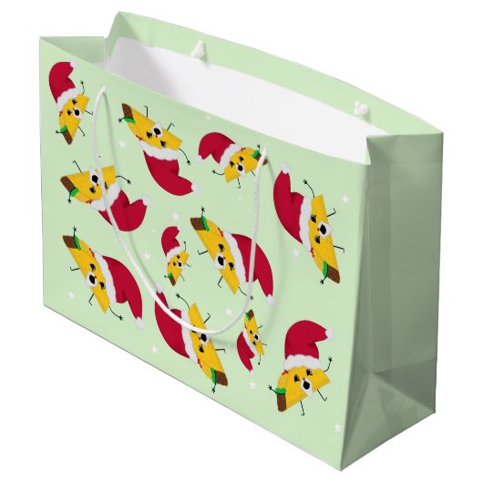 Grote kerstcadeau voor Taco's Groot Cadeauzakje (Achterkant Gekanteld)