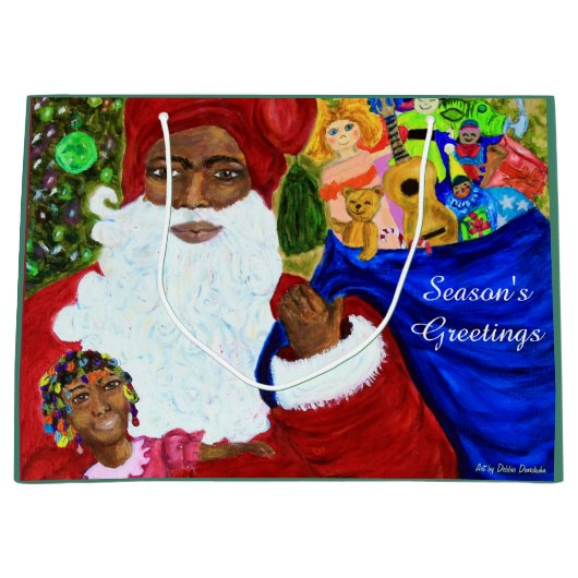 Grote kerstcadeaus voor kerstcadeautjes - kerstFee Large Cadeautasje (Voorkant)