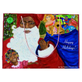 Grote kerstcadeaus voor kerstcadeautjes - kerstFee Large Cadeautasje (Achterkant)