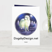 Grote kerstcadeautjes in de Pyreneeën Feestdagen Kaart (Achterkant)