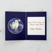 Grote kerstcadeautjes in de Pyreneeën Feestdagen Kaart (Binnen)