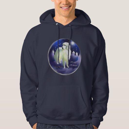 Grote kerstcadeautjes in de Pyreneeën Hoodie (Voorkant)