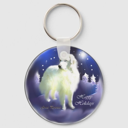 Grote kerstcadeautjes in de Pyreneeën Sleutelhanger (Voorkant)