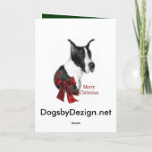 Grote kerstcadeautjes voor Dane Mantle Feestdagen Kaart (Achterkant)