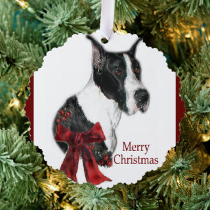 Grote kerstcadeautjes voor Dane Mantle Ornament Kaart