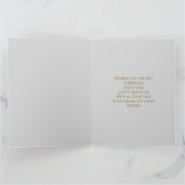 Grote kerstfotokaart gevouwen Wenskaart Kaart (Binnen)