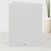 Grote kerstfotokaart gevouwen Wenskaart Kaart (Achterkant)