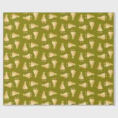 Grote kerstkaart cadeaupapier (Vlak)