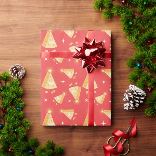 Grote kerstkaart cadeaupapier (Feestdagen Geschenken)