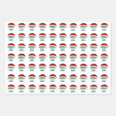 Grote kerstkaarten voor krokodillen inpakpapier vel (Voorkant 2)