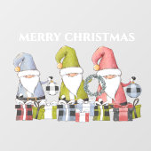 Grote kerstkerstkerstkerstkerstkerstkleertjes met raamsticker (Vel)