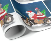 Grote kerstkerstkerstkerstkerstmankreet met dansho cadeaupapier (Rol Hoek)