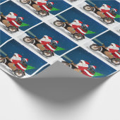 Grote kerstkerstkerstkerstkerstmankreet met dansho cadeaupapier (Hoek)