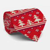 Grote kerstkeuken: kijk naar de rode kerstboom stropdas (Opgerold)