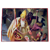 Grote kerstkrampus Gift Bag Groot Cadeauzakje (Voorkant)