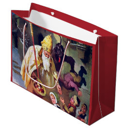 Grote kerstkrampus Gift Bag Groot Cadeauzakje