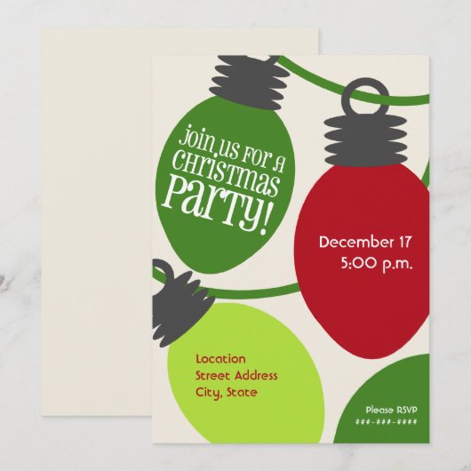 Grote kerstlantaarn met Retro Kaart (Voorkant / Achterkant)