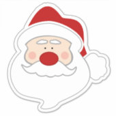 Grote kerstman sticker (Voorkant)
