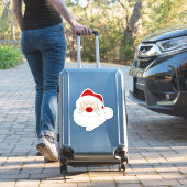 Grote Kerstman Sticker (Koffer Insitu)