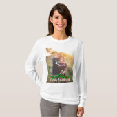  Grote Kerstmis met foto's en tekst T-shirt (Voorkant volledig)