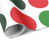 Grote kerstpokdots met pakpapier (Rol Hoek)