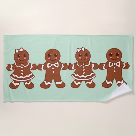 Grote Kerststol Handdoek Cadeau (Voorkant)